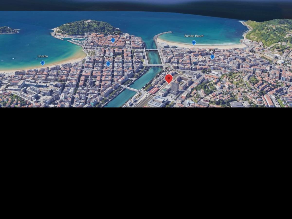 Ferienwohnung Precioso Piso Centrico Con Aparcamiento Gratuito San Sebastián Exterior foto
